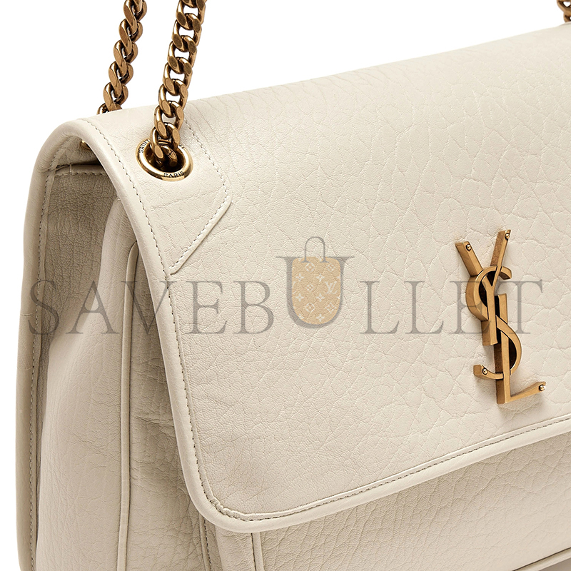 YSL NIKI LARGE IN GRAINED LAMBSKIN 803777AACYT9207 (32*23*9cm)